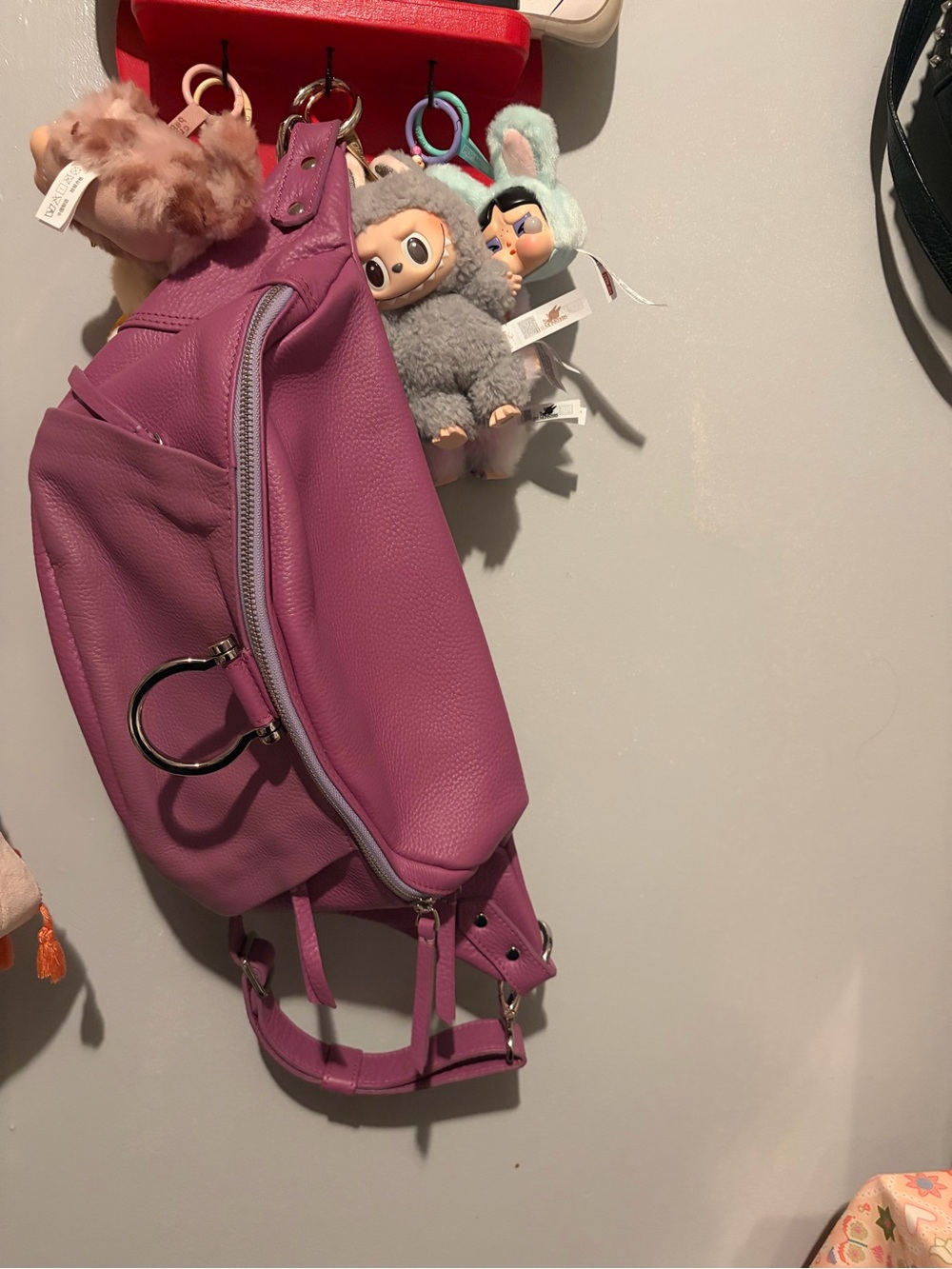 Sapahn Dominique lilac belt bag - Picture 7 of 11